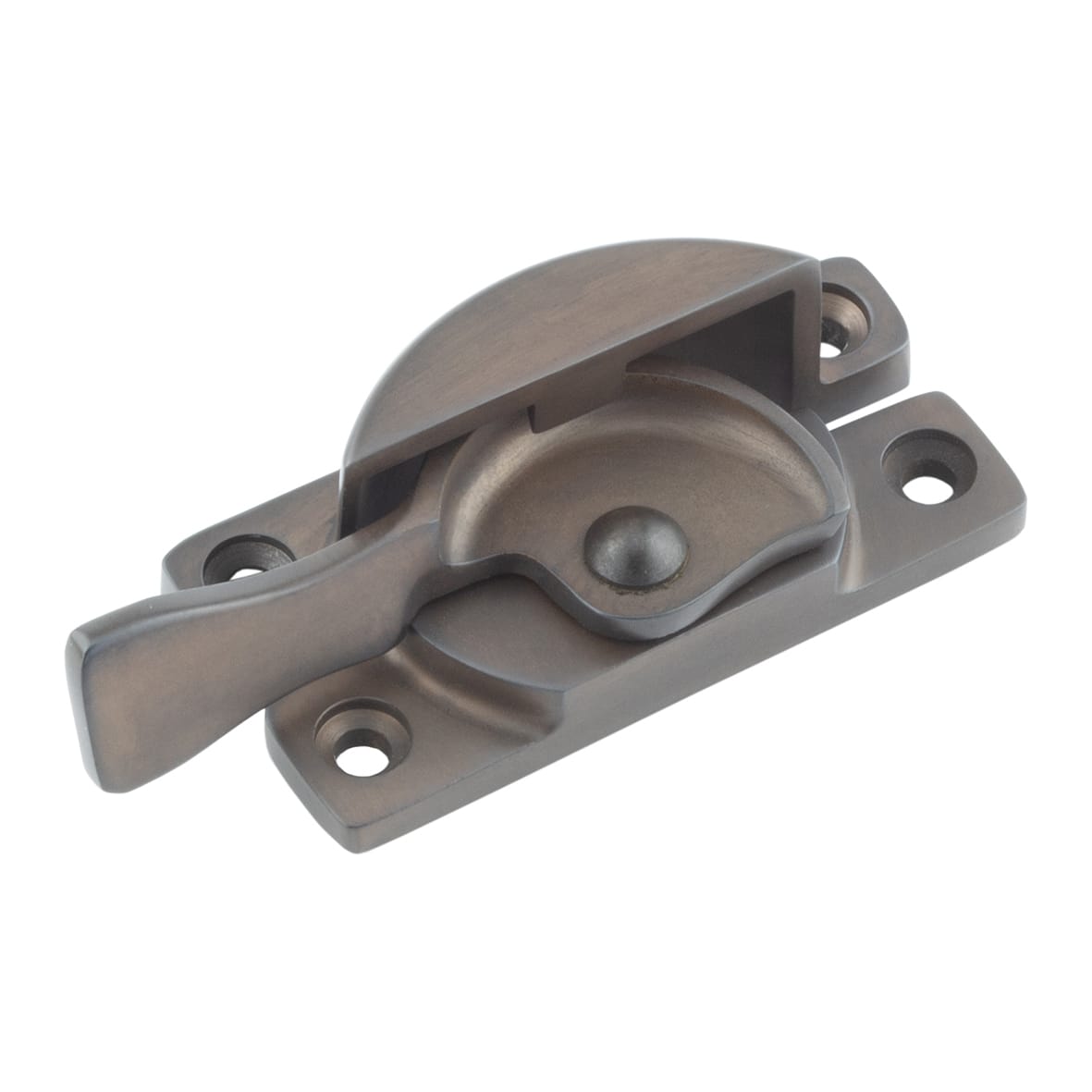 Fitch Sash Window Fastener - 64 x 12mm - Dark Bronze