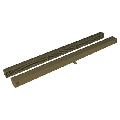 Slotvent 4000 S uPVC/Timber Window Vent With Bottom Operation Switch - Brown