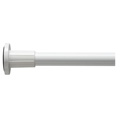 Shower Rail - Telescopic Rod - 1100-2600mm Length - White