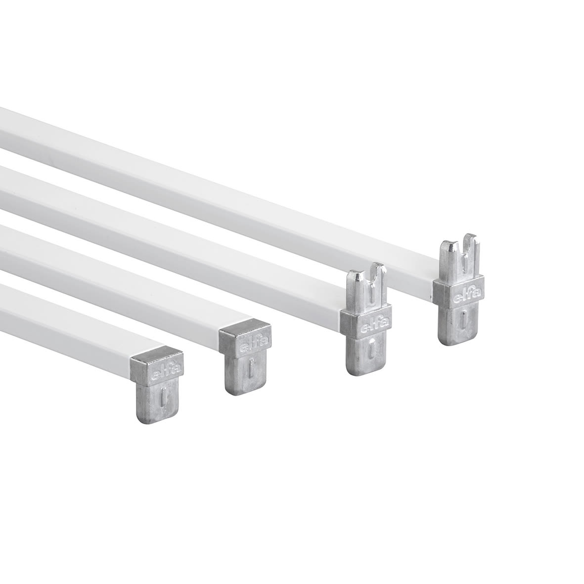 Drawer Basket Tower - T & L Crossbars - 550mm Width - White - Pair