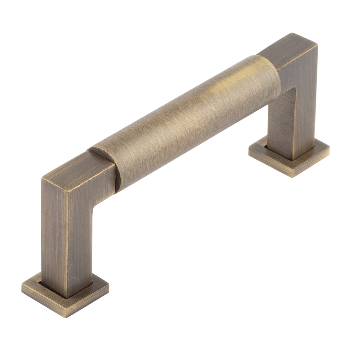 Westminster 17.5mm D-Bar Cabinet Pull Handle - 96mm c/c - Antique Brass
