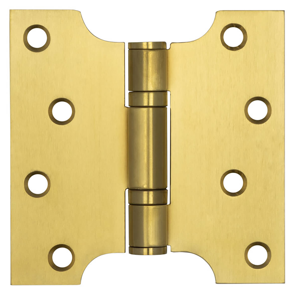 Parliament Hinge - 102 x 102 x 3mm - Satin Brass - Pair