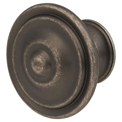 Alcott Round Cabinet Knob - 35mm Diameter - Antique Pewter