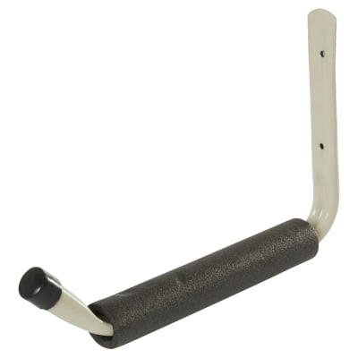 Heavy Duty Tubular Garage and Shed Padded Storage Hook - 395mm Depth - Cream & Black