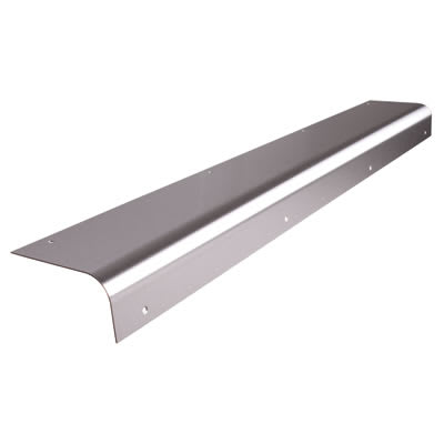 Stainless Steel Round Nose Door Step - 900 x 100mm - Satin