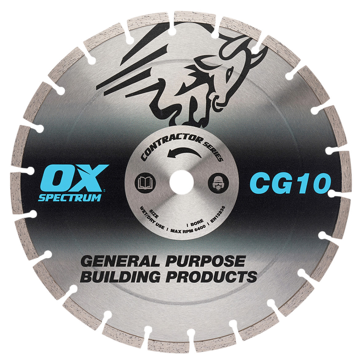 Spectrum Contractor Diamond Blade - 230 x 22.23mm - Brick & Concrete