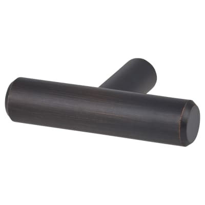 12mm T-Bar Cabinet Knob - 50 x 32mm - Brushed Oil Rubbed Bronze