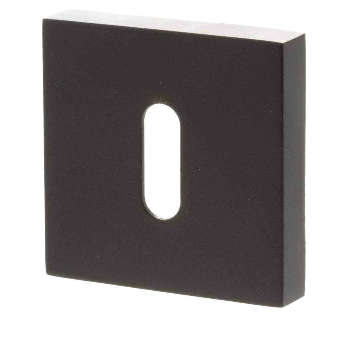 Status Square Escutcheon - 51 x 51mm - Keyhole - Urban Dark Bronze - Pair