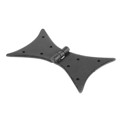 Butterfly Cabinet Hinge - 100 x 50 x 1mm - Antique Black