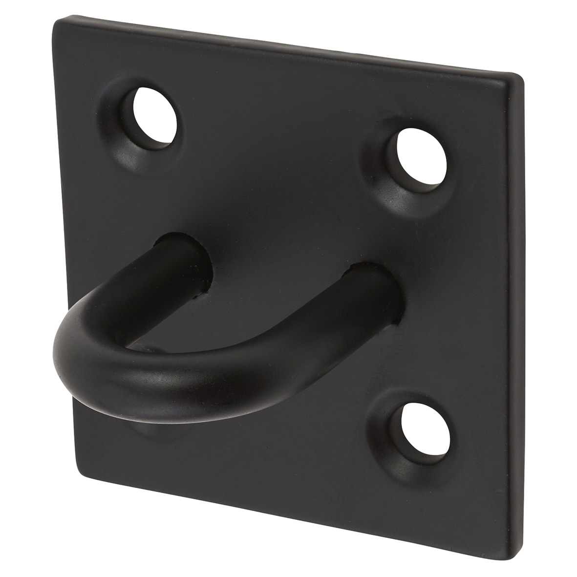 Staple on Plate - 6mm Link - Black