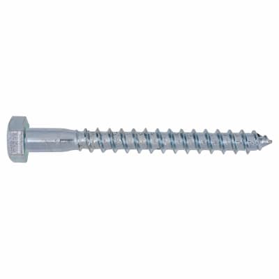 Coach Screw - M8 x 75mm - Zinc Plated - Pack of 5