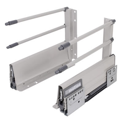 Innobox Soft Close Drawer Pack - Includes 2 x Pairs of Rods - (H) 204mm x (D) 300mm - Grey