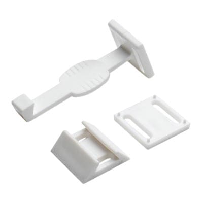 Child Safety Drawer Catch - 81 x 29 x 29mm - Pack of 5