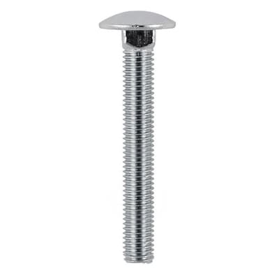 Carriage / Coach Bolt - M6 x 40mm - A2 Stainless Steel - Pack of 10