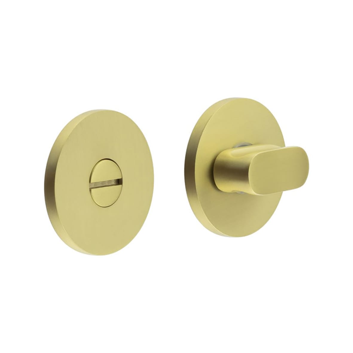 Bathroom Turn & Release - 54mm Diameter - Satin Brass