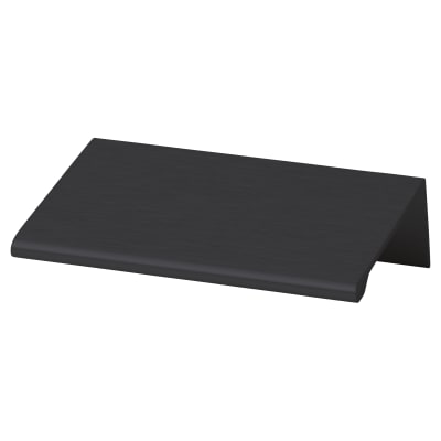 Serva Lipped Edge Cabinet Pull Handle - 64mm Centres - Black