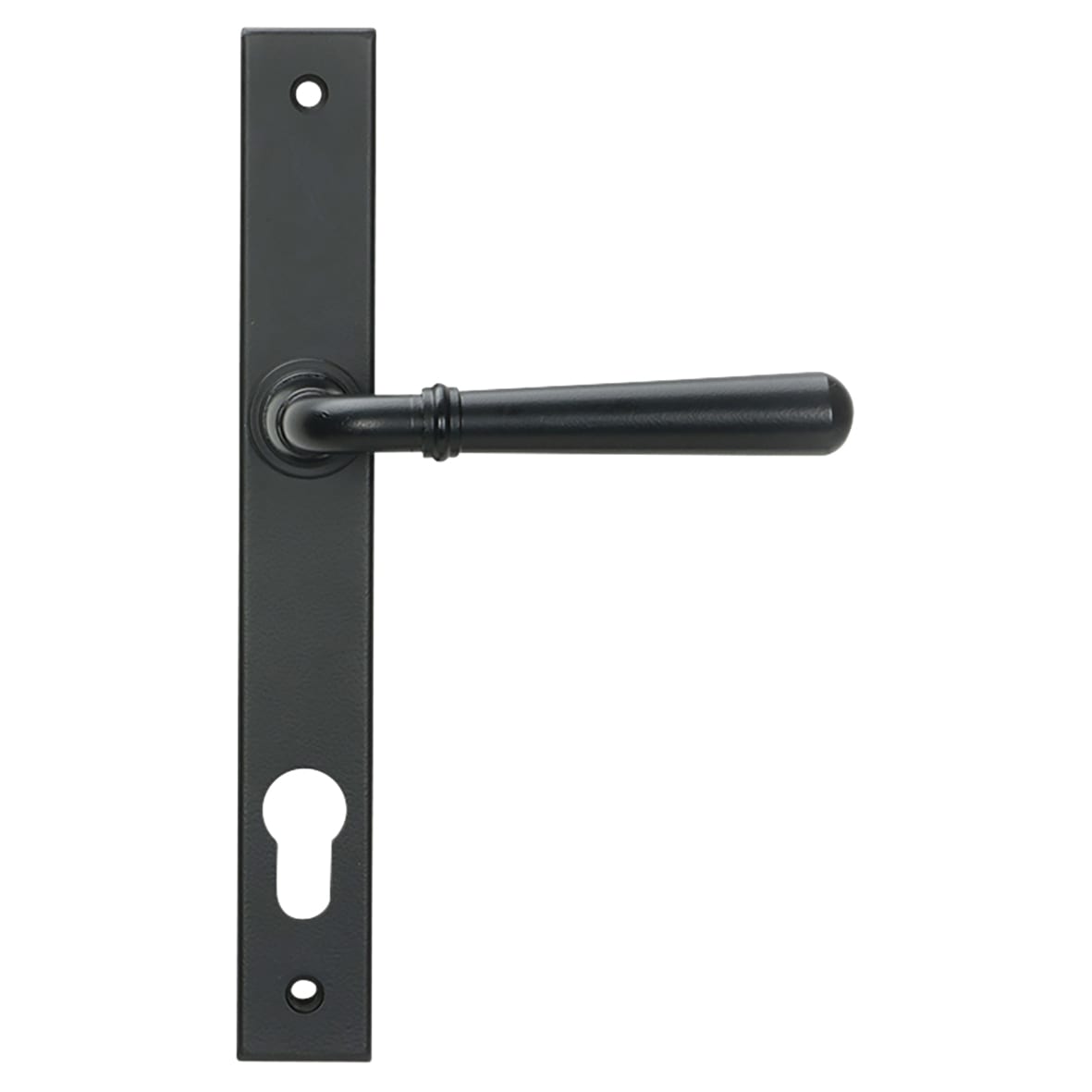Newbury Matt Black uPVC Slimline Multipoint Door Handles - 92mm c/c