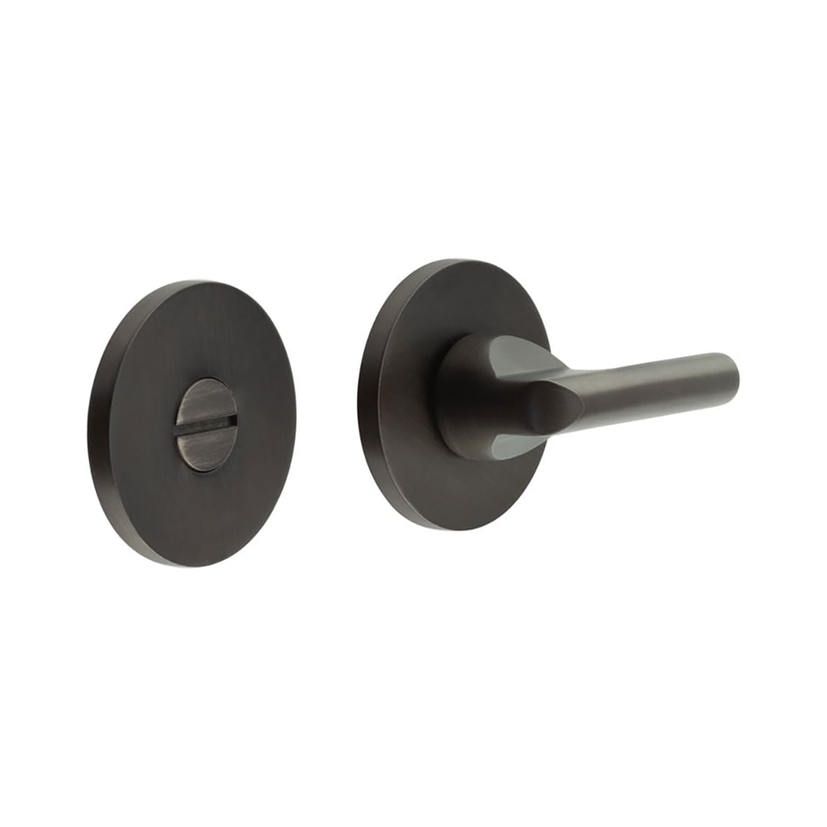 Bathroom Turn & Release - 54mm Diameter - Dark Bronze