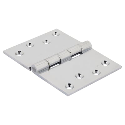 Projection Hinge - 102 x 125 x 4mm - Polished Chrome - Pair