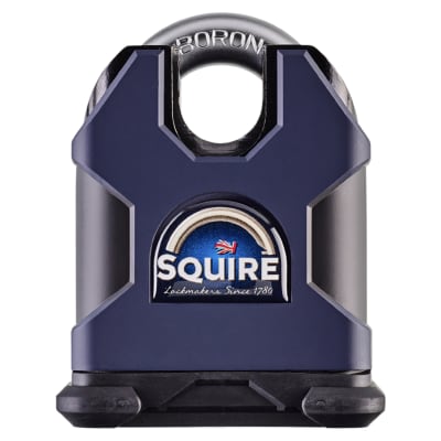 SS65CS Maximum Security Closed Shackle Padlock - 65mm Body - 19 x 19mm Shackle - Blue