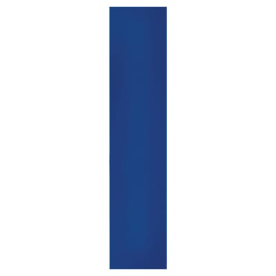AR624B Nylon Self-Adhesive Plain Finger Plate - 350 x 75mm - Cobalt Blue
