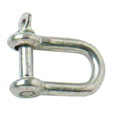 Dee Shackle - 8mm - Zinc Plated - Pack of 10