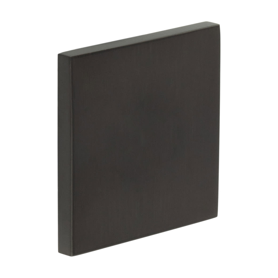 Square Escutcheon - 54 x 54mm - Blank - Dark Bronze