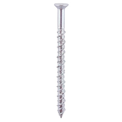 Masonry Screw - Countersunk - Zinc Plated - 6 x 60mm - Pack of 100