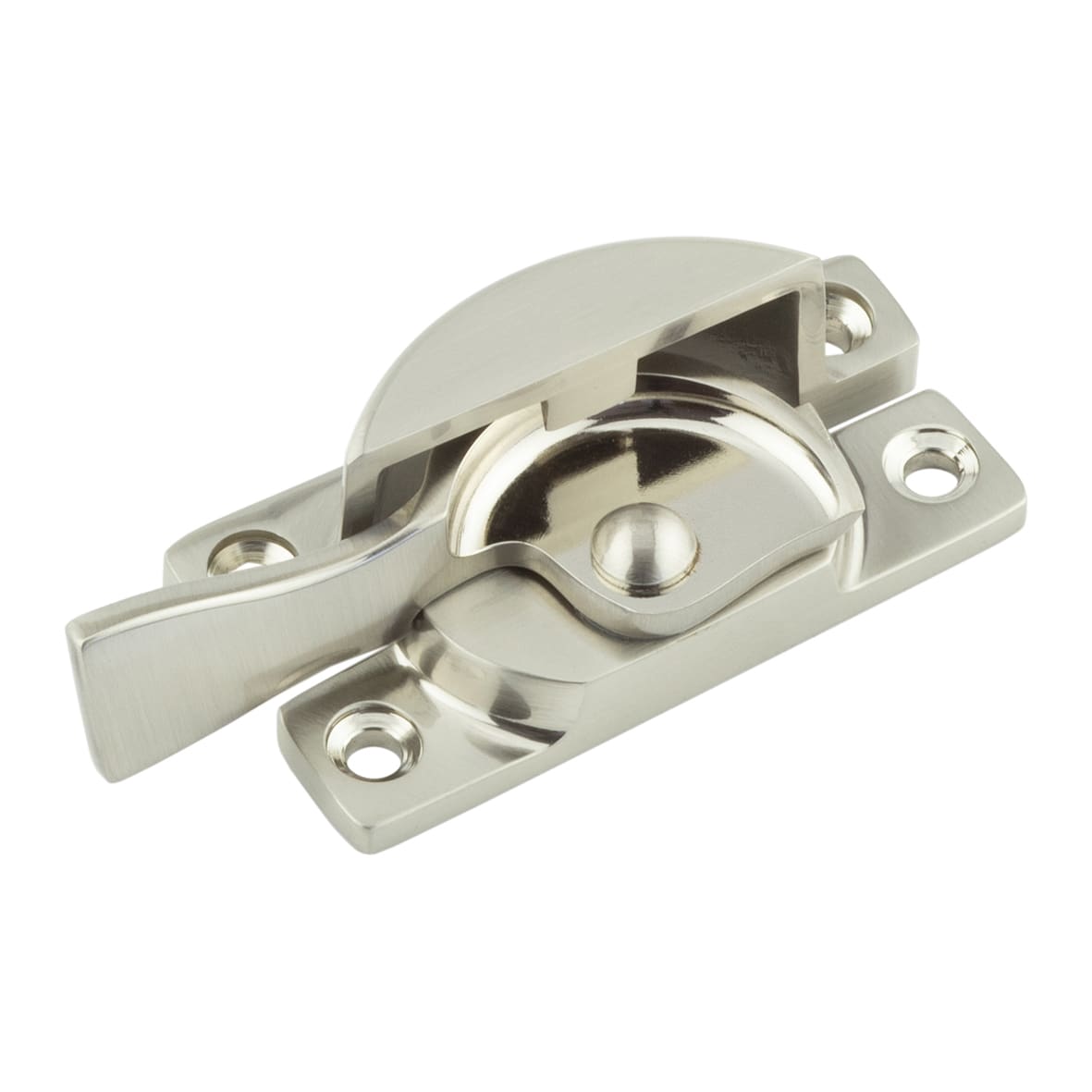 Fitch Sash Window Fastener - 64 x 12mm - Satin Nickel