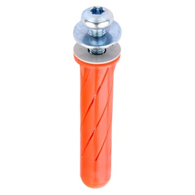Stella Fixing Wall Anchor - M5 x 55mm - Red