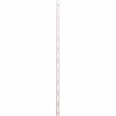 Single Slot Shelf Wall Upright - 1500mm Length - White