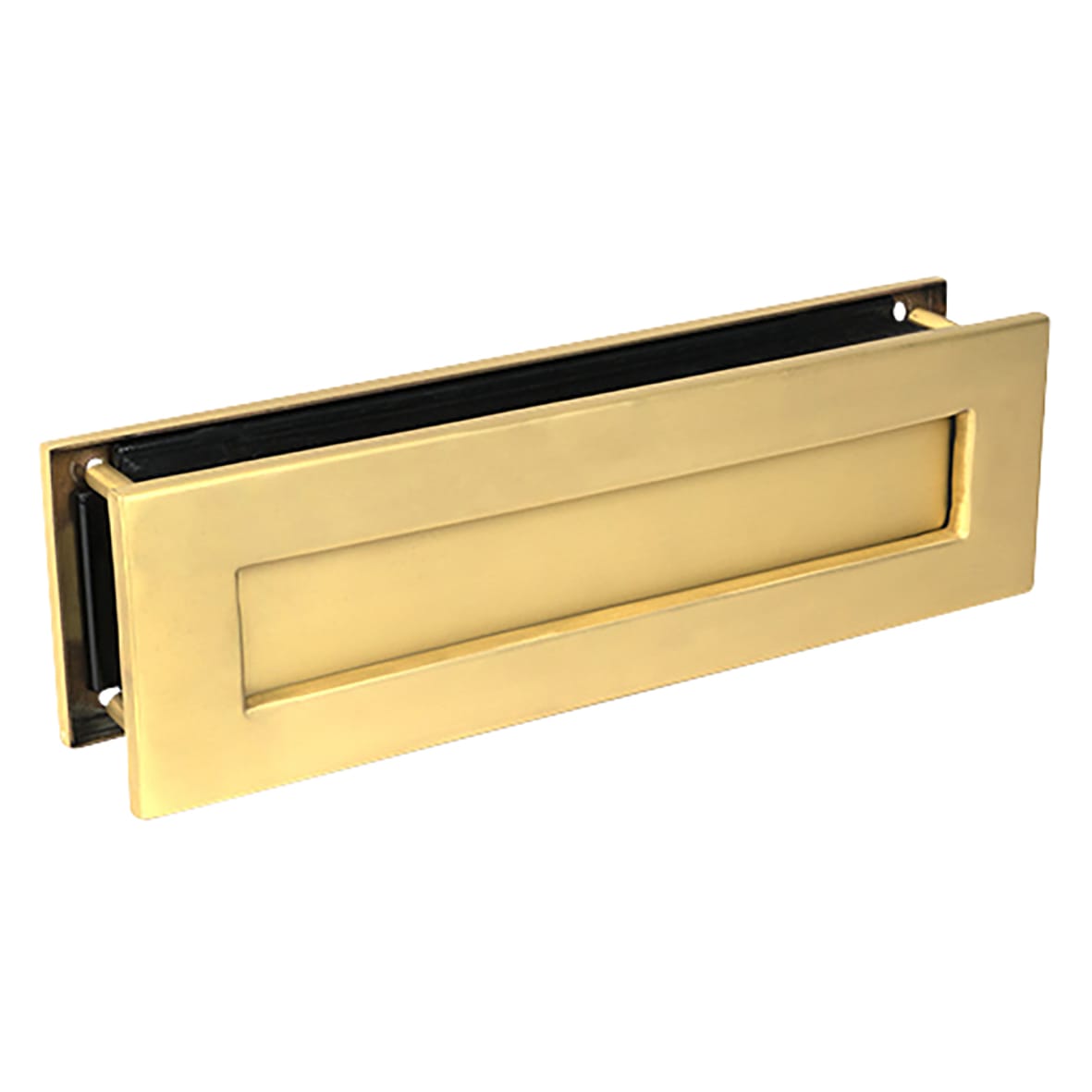 Traditional Letter Plate - 315 x 92mm - Door Thickness 42-72mm - Satin Brass 606967P