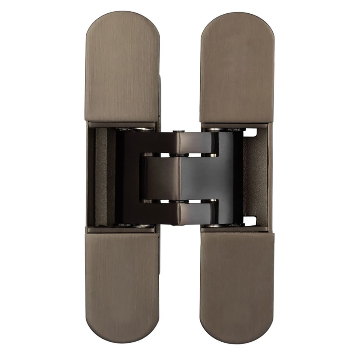 3D Fire Rated Concealed Door Hinge - 140 x 30mm - Dark Bronze