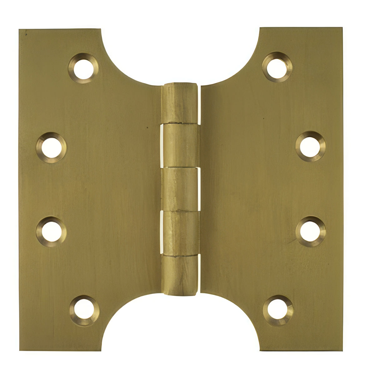 Heavy Duty Parliament Hinge - 100 x 64 x 101mm - Satin Brass