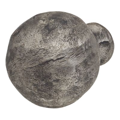 Oval Cabinet Knob - 30mm Diameter - Pewter Effect