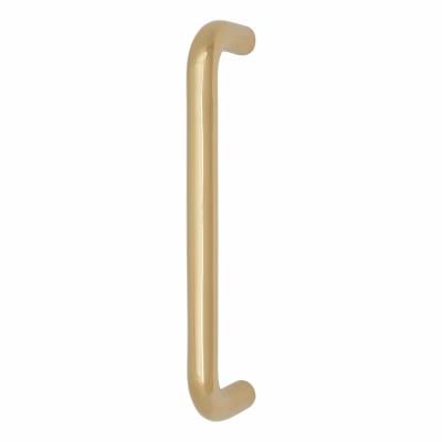 PVD Brass 19mm D-Bar Door Pull Handle - Bolt Fix - 229mm Centres