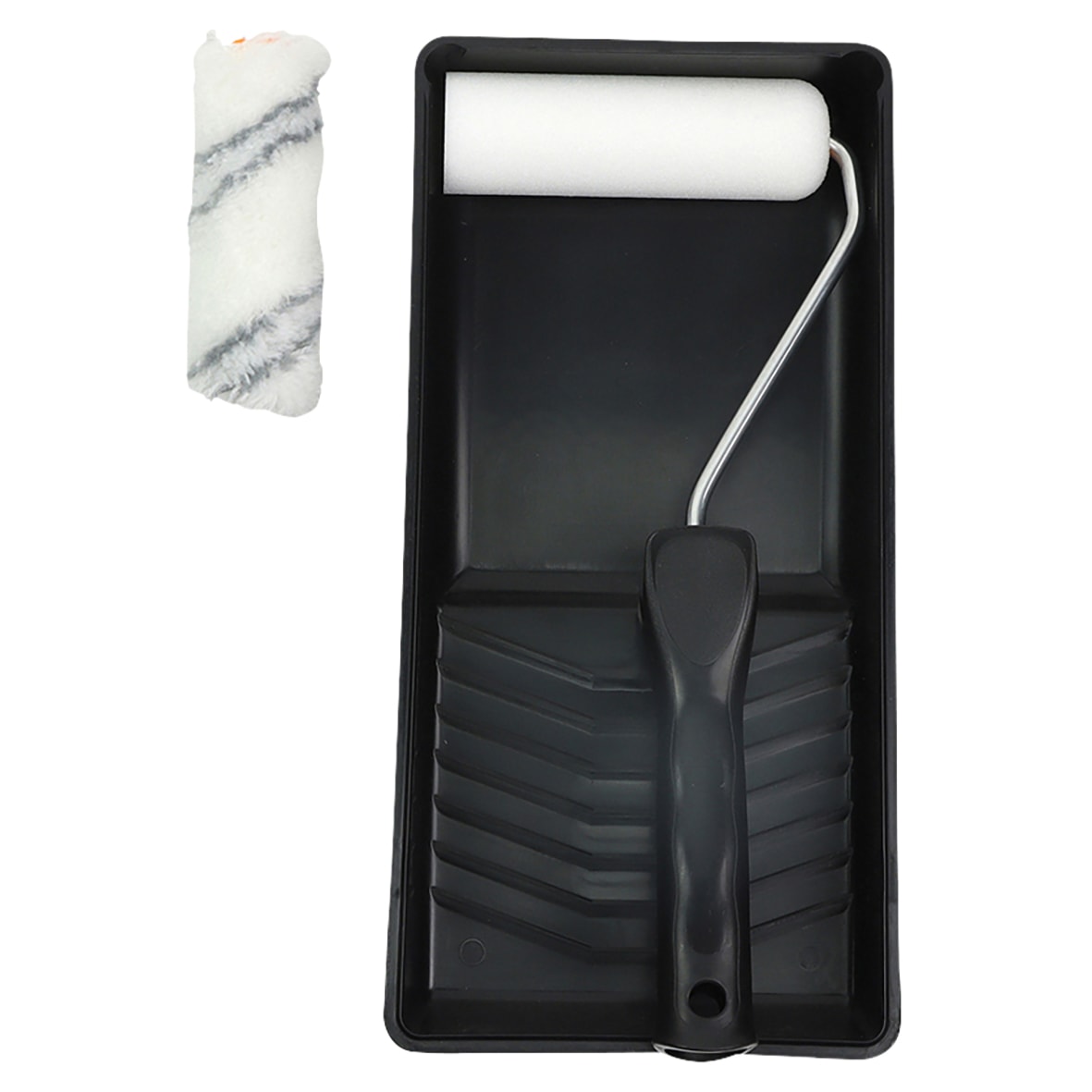 Pro Short Pile Mini Paint Roller, Frame & Tray - 4"/100mm Width