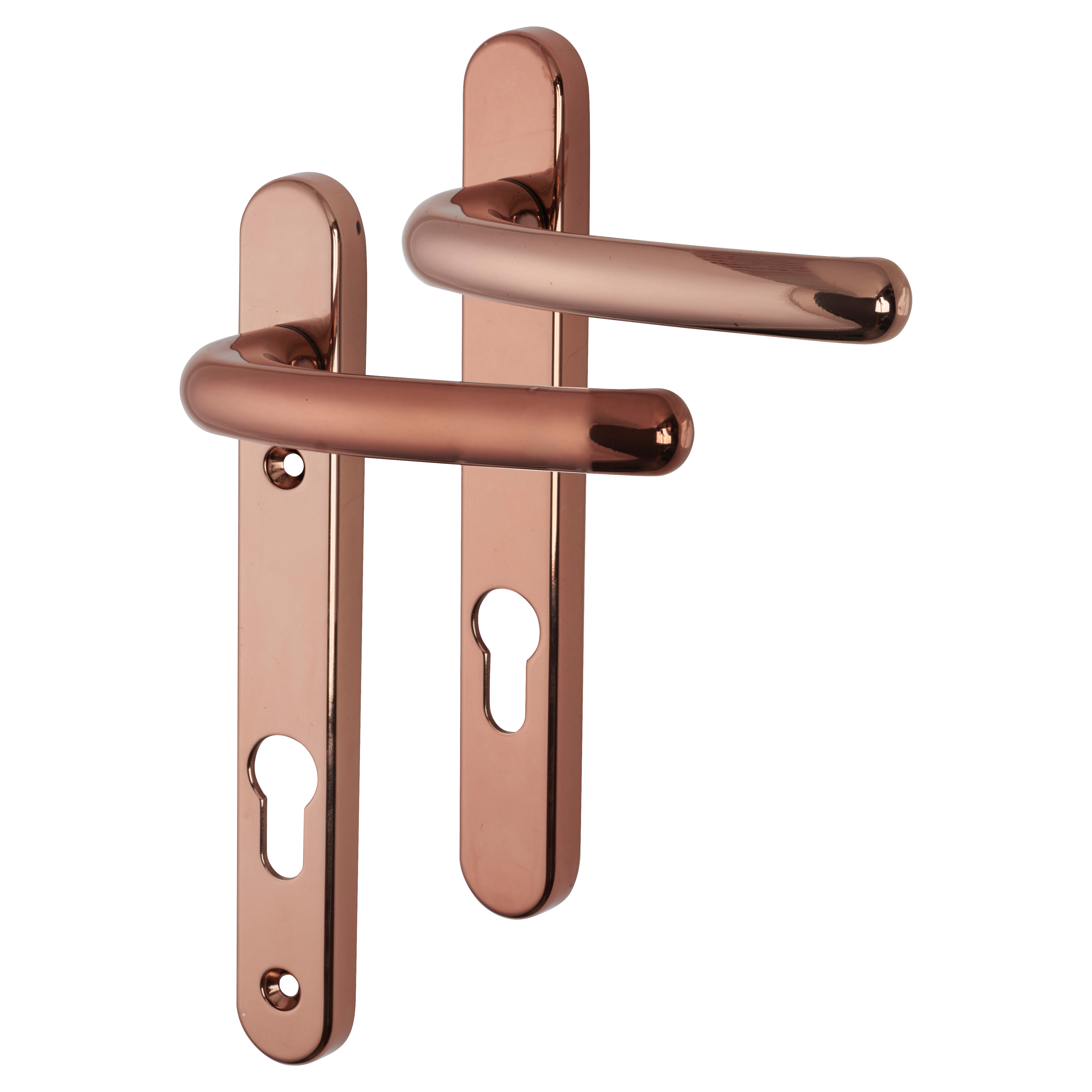 Hardex Rose uPVC Multipoint Door Handles - 92mm c/c - Windsor Range