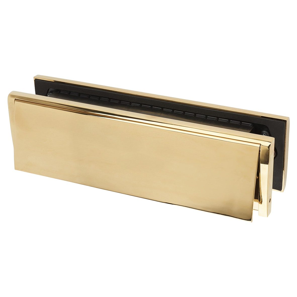 Frontier Collection Letter Plate - 311.5 x 90mm - Door Thickness 42-55mm - Polished Brass