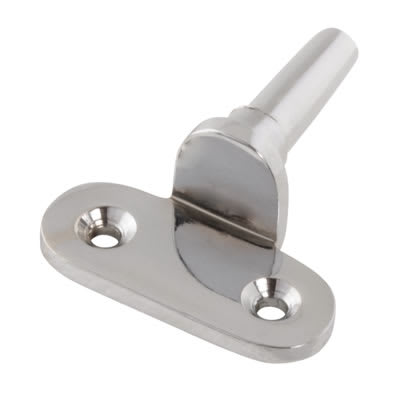 Cranked Casement Window Pin for Flush Joinery - Polished Chrome