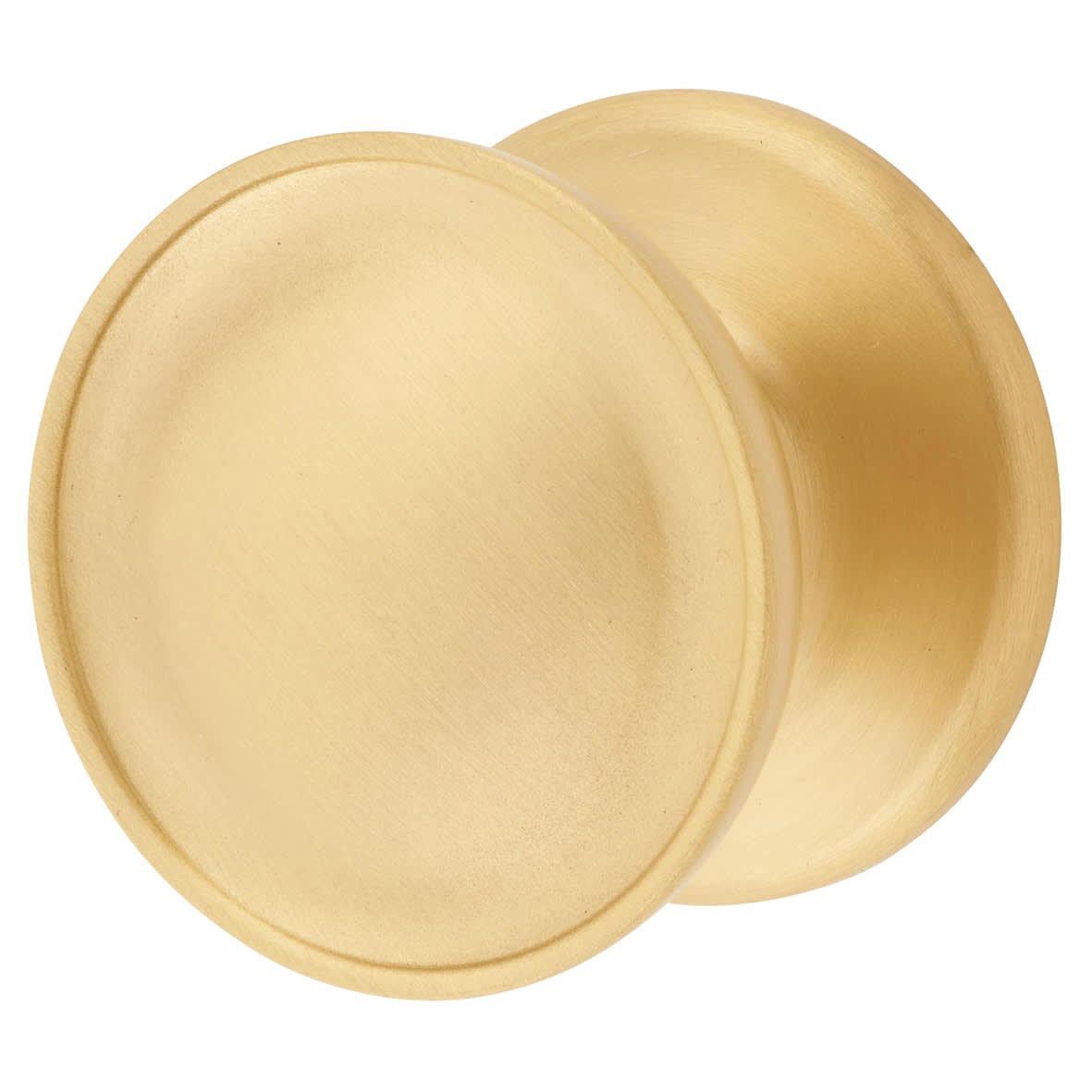 Marcus Surrey Round Cabinet Knob - 32mm Diameter - Satin Brass