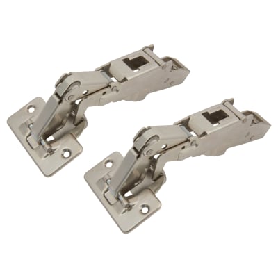 CLIP Top Wide Angle Cabinet Hinge - 170° - Sprung - Overlay - Zinc Plated - Pair