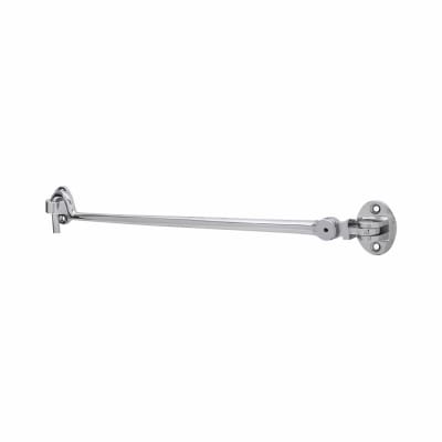 Heavy Duty Cabin Hook & Eye - 300mm Length - Polished Chrome