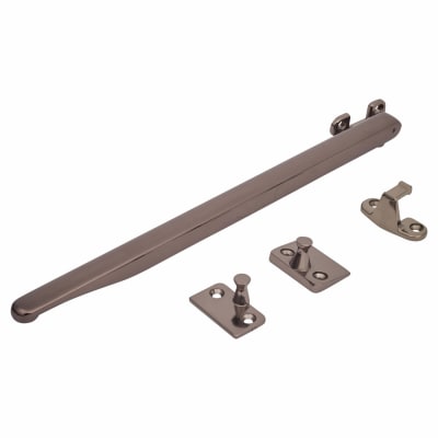 Craftsman Non Locking Bar Casement Window Stay - 11"/280mm Length - Bronze