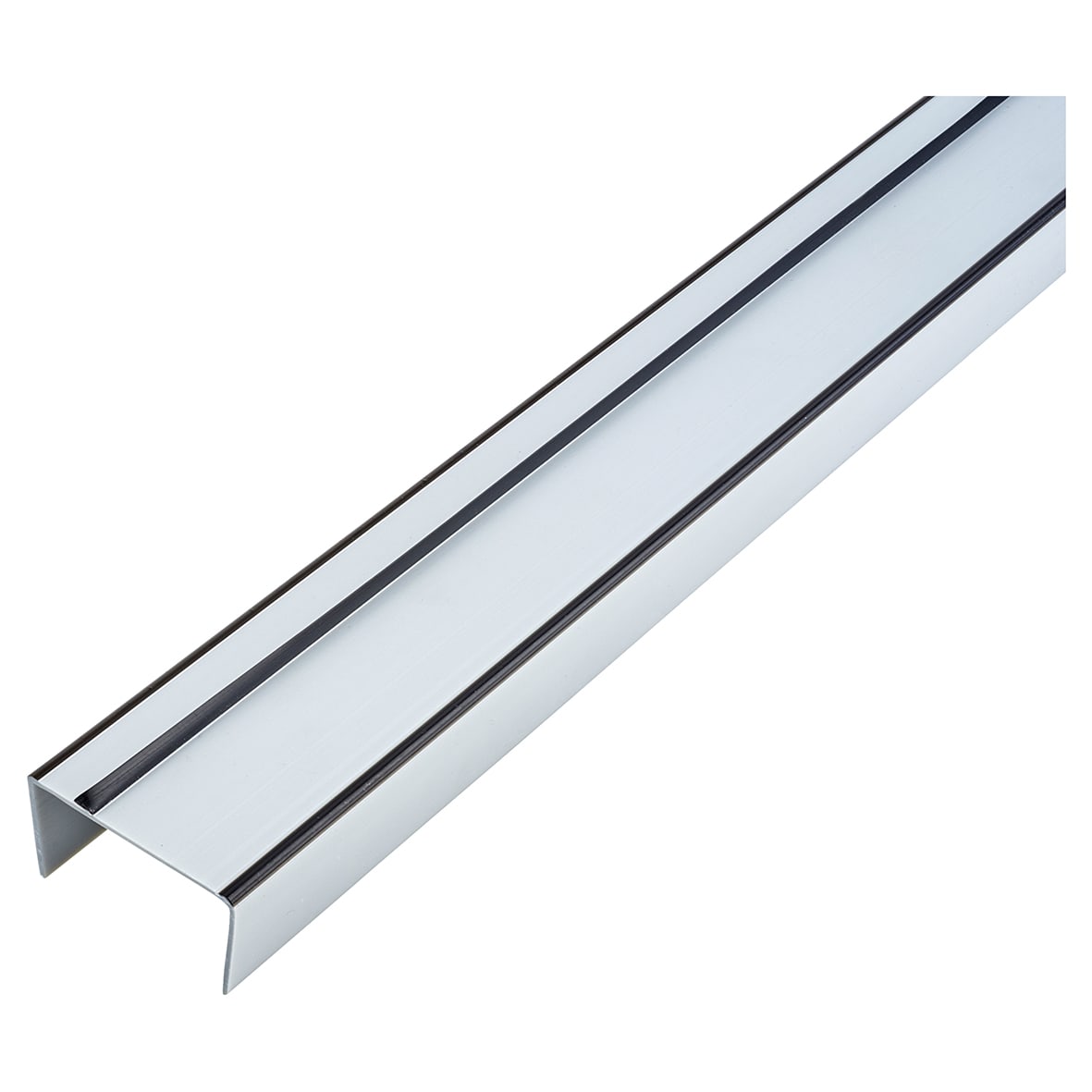 Bottom Door Fire Seal Carrier - - 1m - Silver