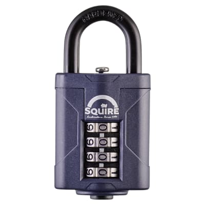 Combination All Weather Padlock - 40mm Body - 17 x 20mm Shackle - Blue