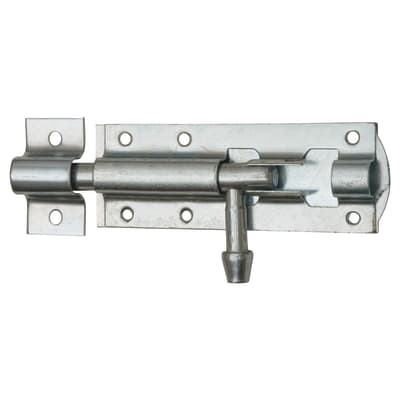 Tower Gate Bolt - Straight - 150mm Length - Zinc Plated