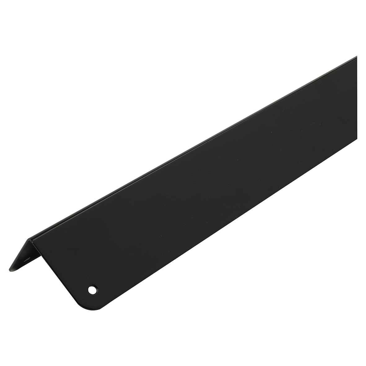 1200mm 430 Stainless Steel Angle - Equal Sided - 50 x 50 x 0.9mm - Matt Black