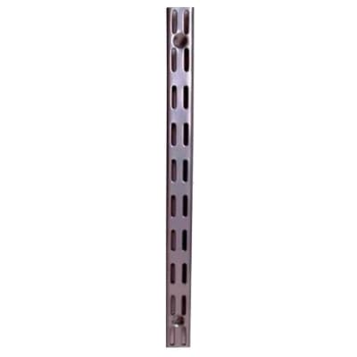 Twin Slot Shelving System - Shelf Wall Upright - 2396mm Length - Platinum