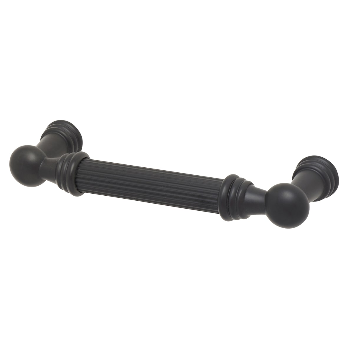Whitby Lines 10mm T-Bar Cabinet Pull Handle - 96mm Centres - Matt Black